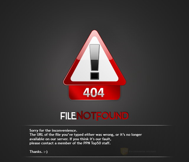 404: Page not Found