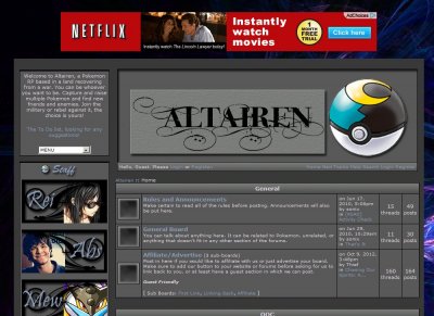 Altairen, Land of Conflict
