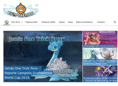 EvoPokémon - Todo sobre el Mundo Pokémon