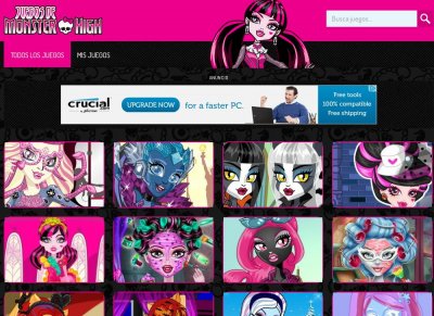 Juegos de Monster High