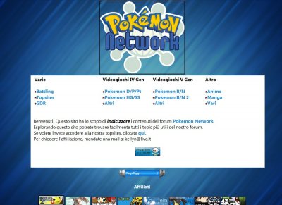 Pokemon Network Sito